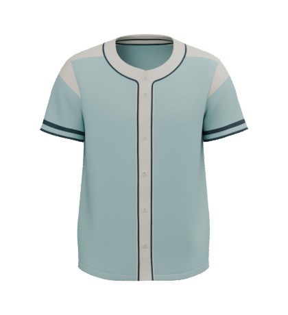 Tide Baseball jerseys 3D design preview