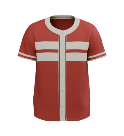 Ember Baseball jerseys 3D design preview