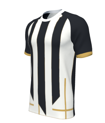 Juventus 2027 — Turin Fracture (Concept) Football jerseys 3D design preview